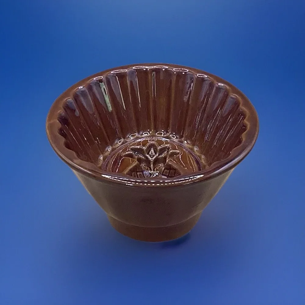 2 Williams Sonoma Brown Glazed Ceramic Pineapple Mold-7